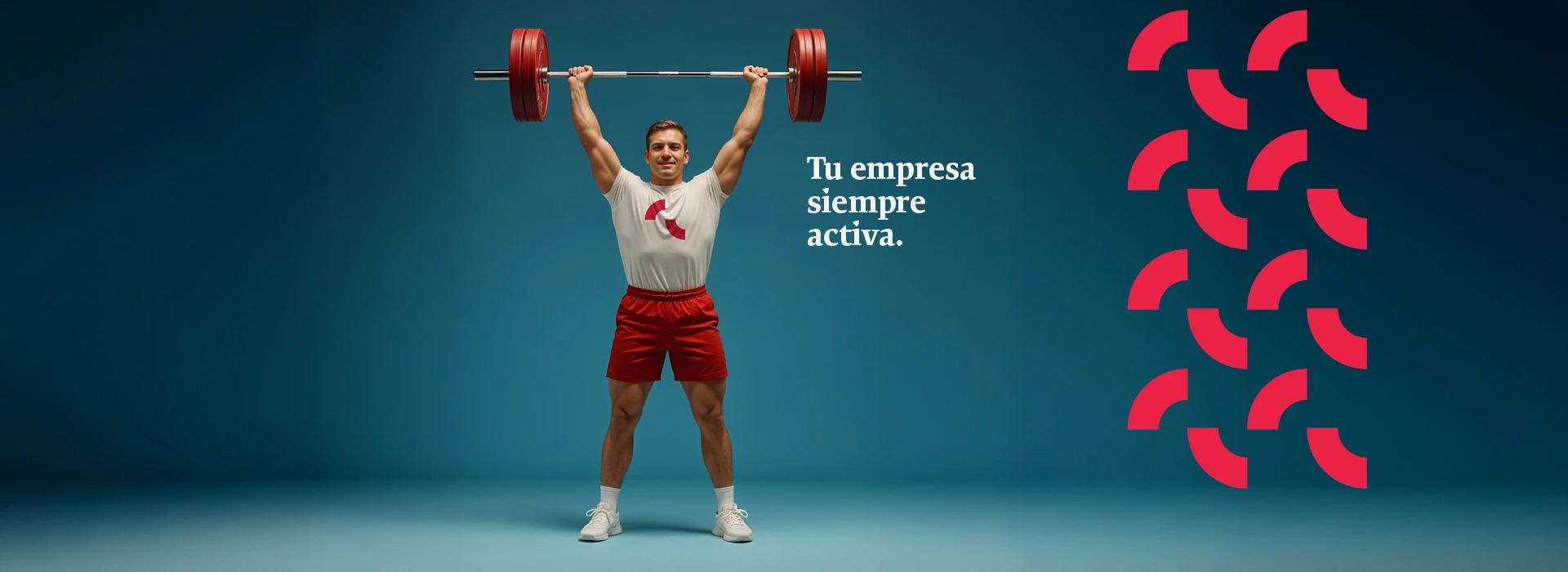 Chico haciendo pesas